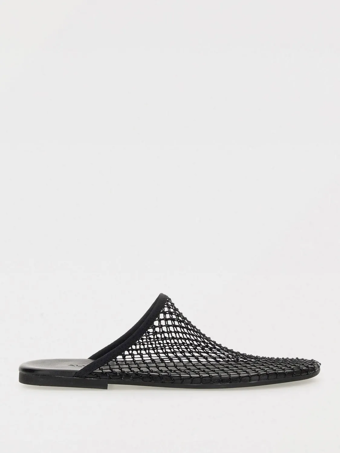 Mules Alysi in mesh a rete con cristalli all over