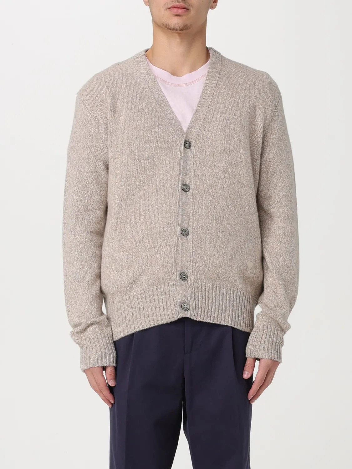 Cardigan Ami Paris in misto cashmere