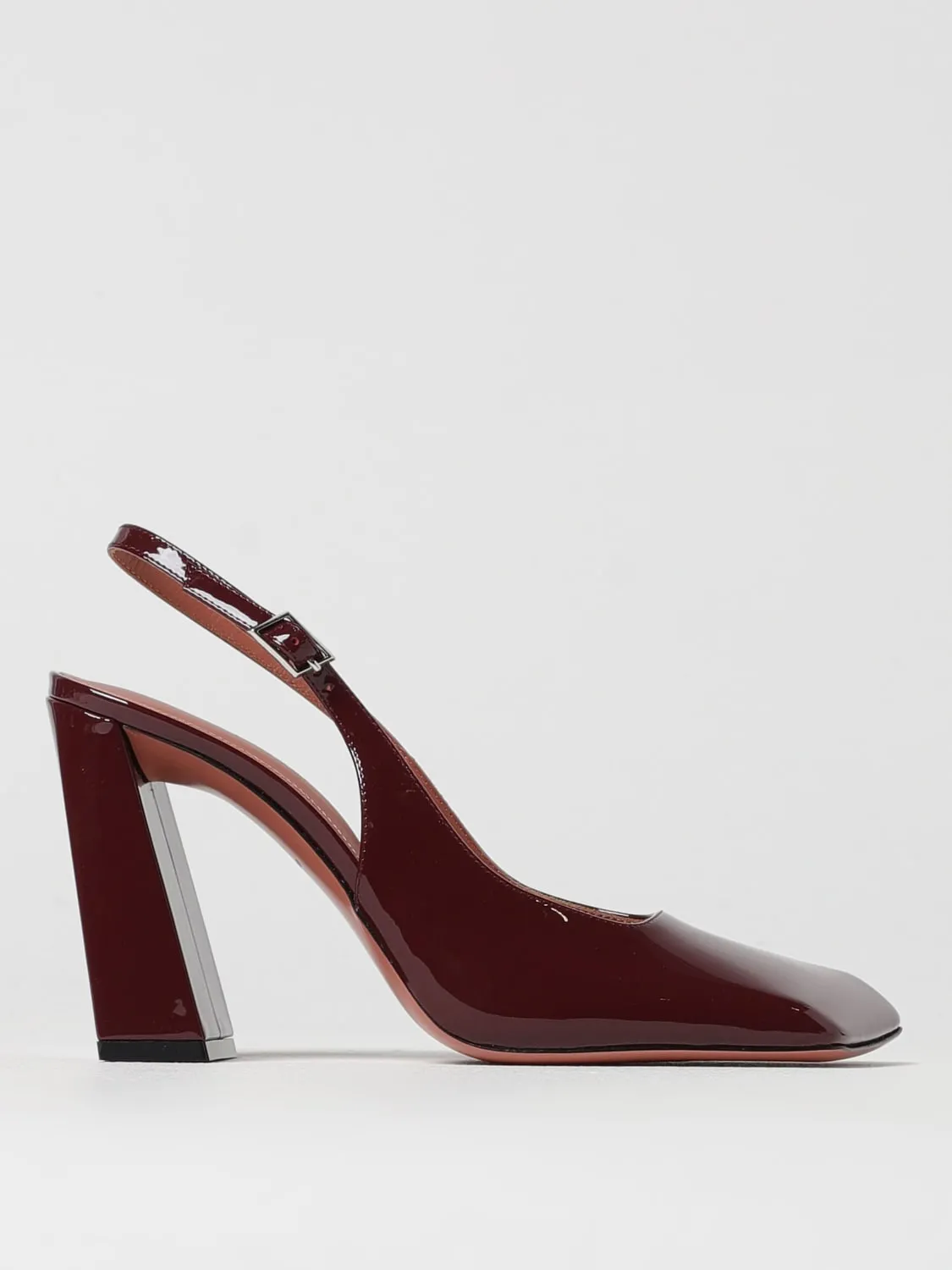 Slingback Charlotte Amina Muaddi in vernice