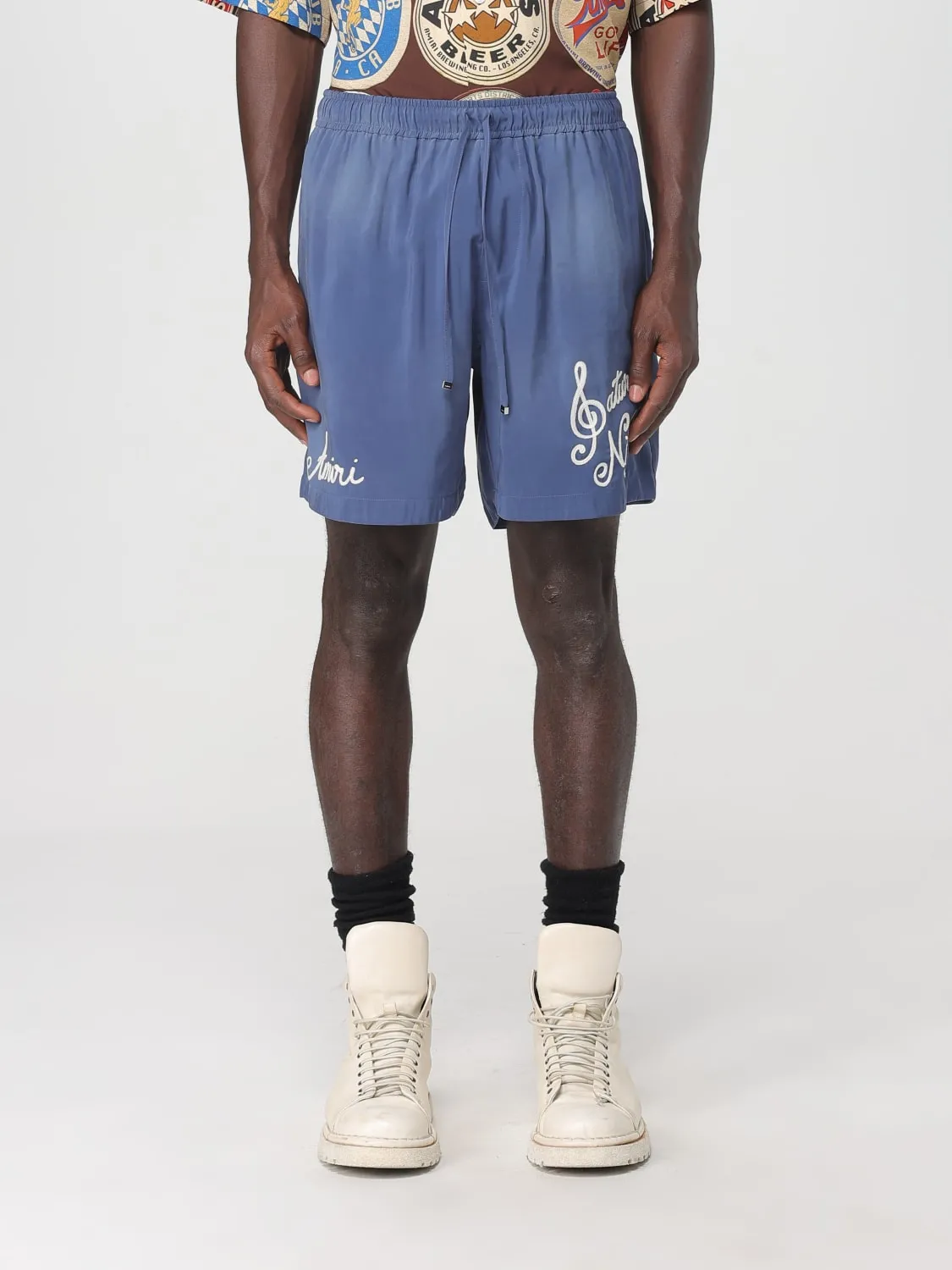 Pantaloncino jogging con logo Amiri