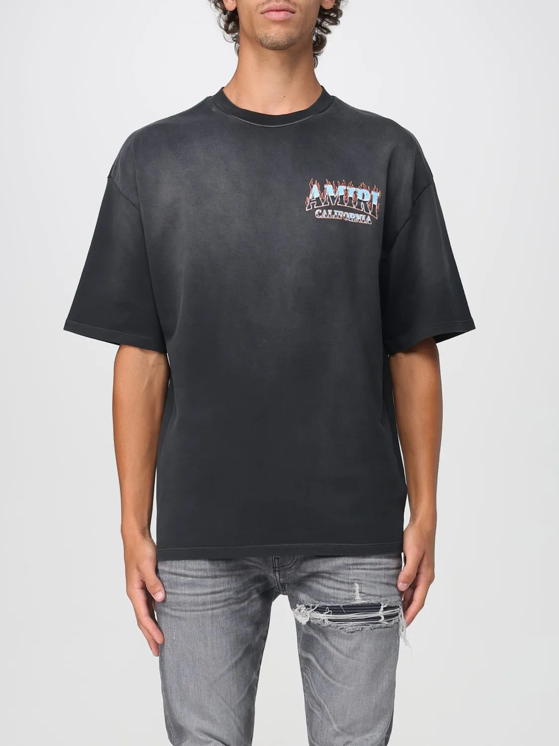 T-shirt Amiri in cotone con stampa logo