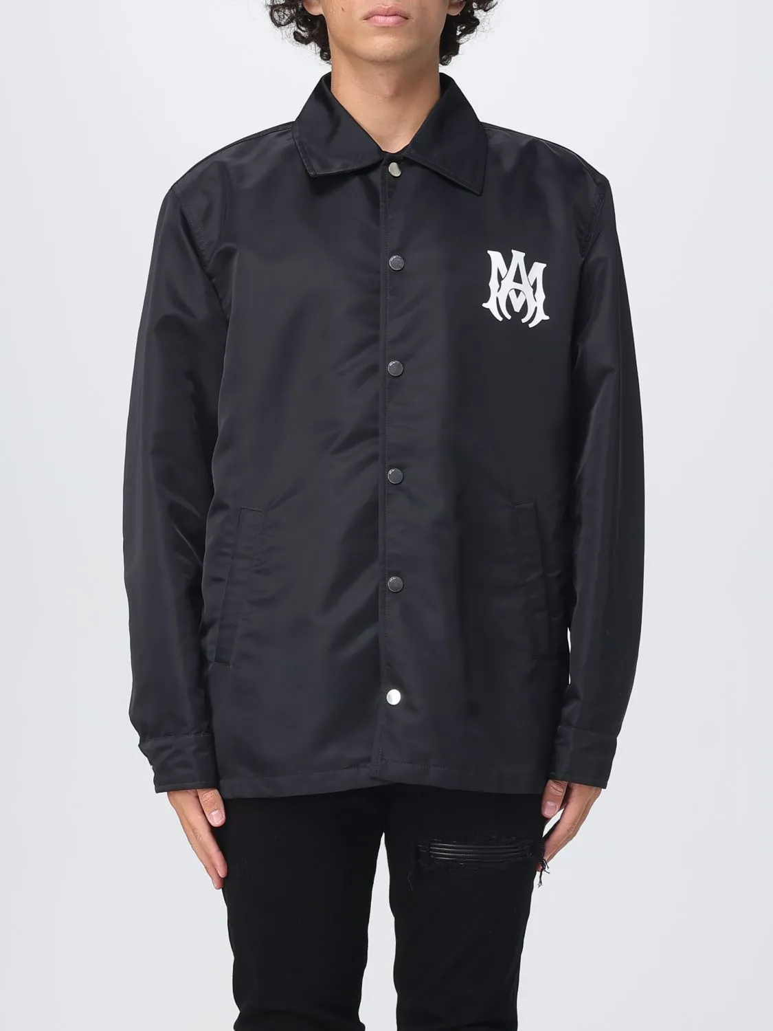 Overshirt Amiri in nylon con logo