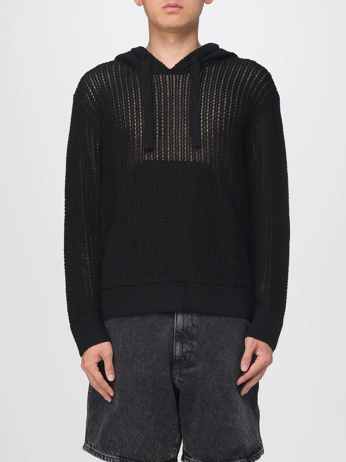 Maglia con cappuccio Amish in cotone