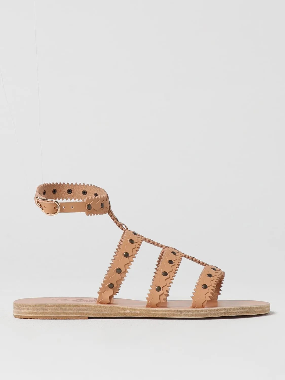 Sandalo Ancient Greek Sandal in pelle con borchie