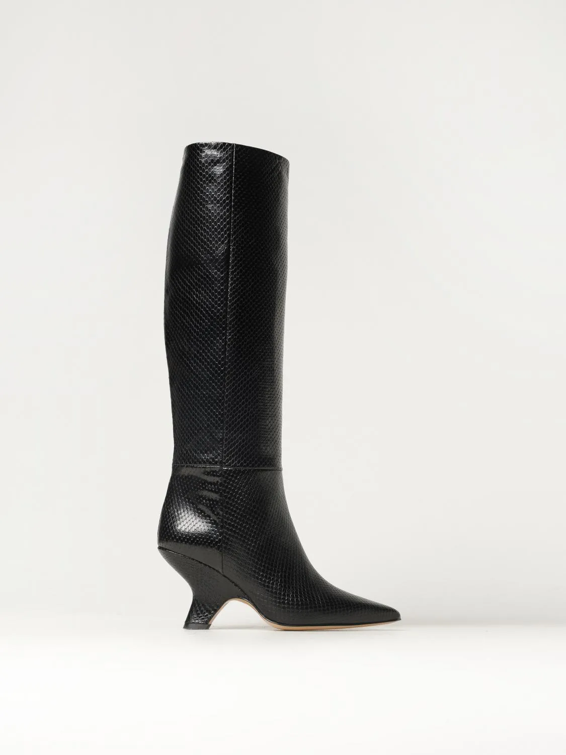 Stivale Anna F. in pelle stampa pitone