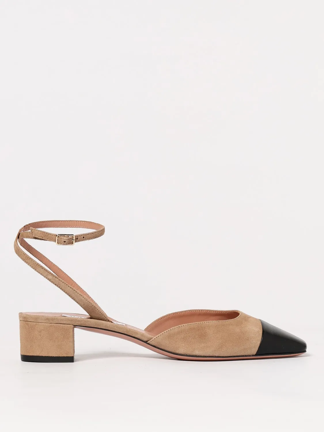 Pump Aquazzura in camoscio