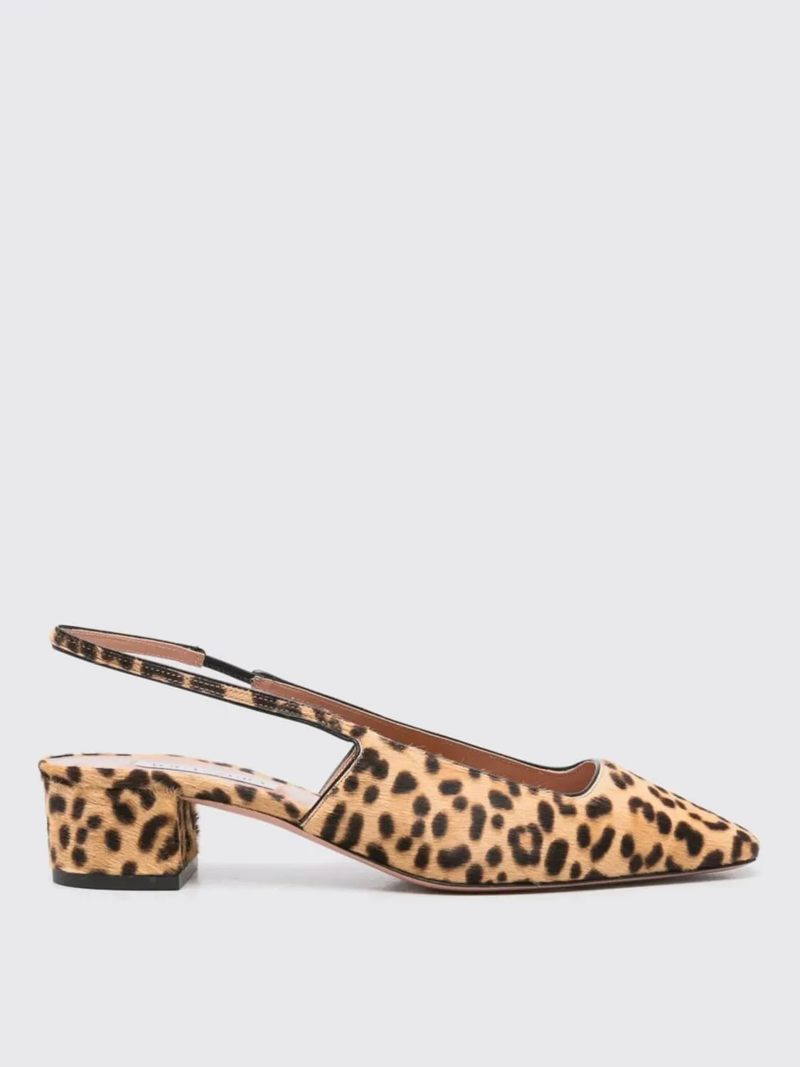 Slingback New Purist Aquazzura in cavallino animalier