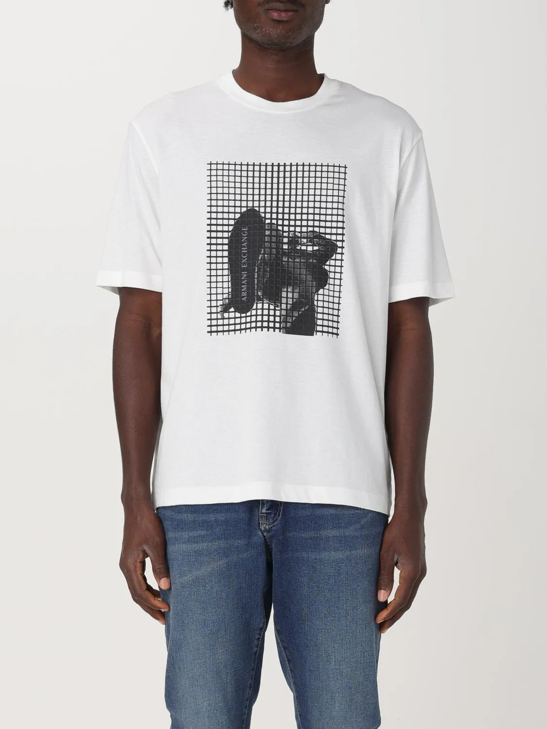 T-shirt Armani Exchange in cotone con stampa