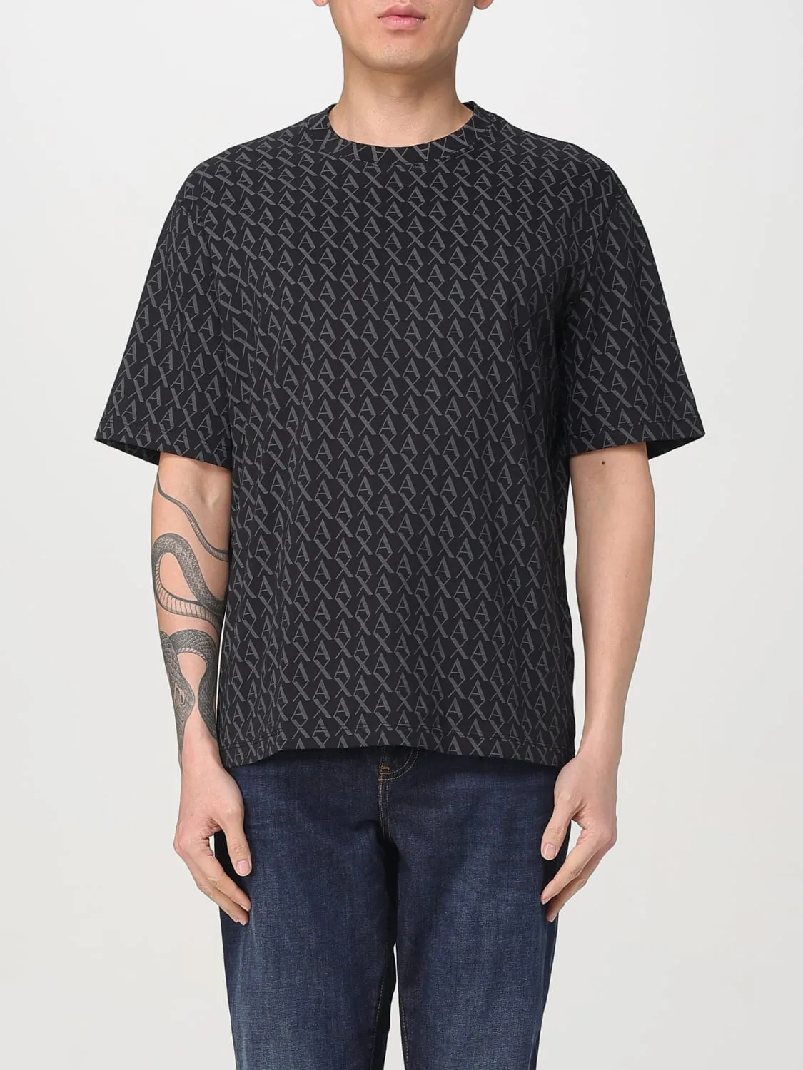 T-shirt Armani Exchange in cotone logato