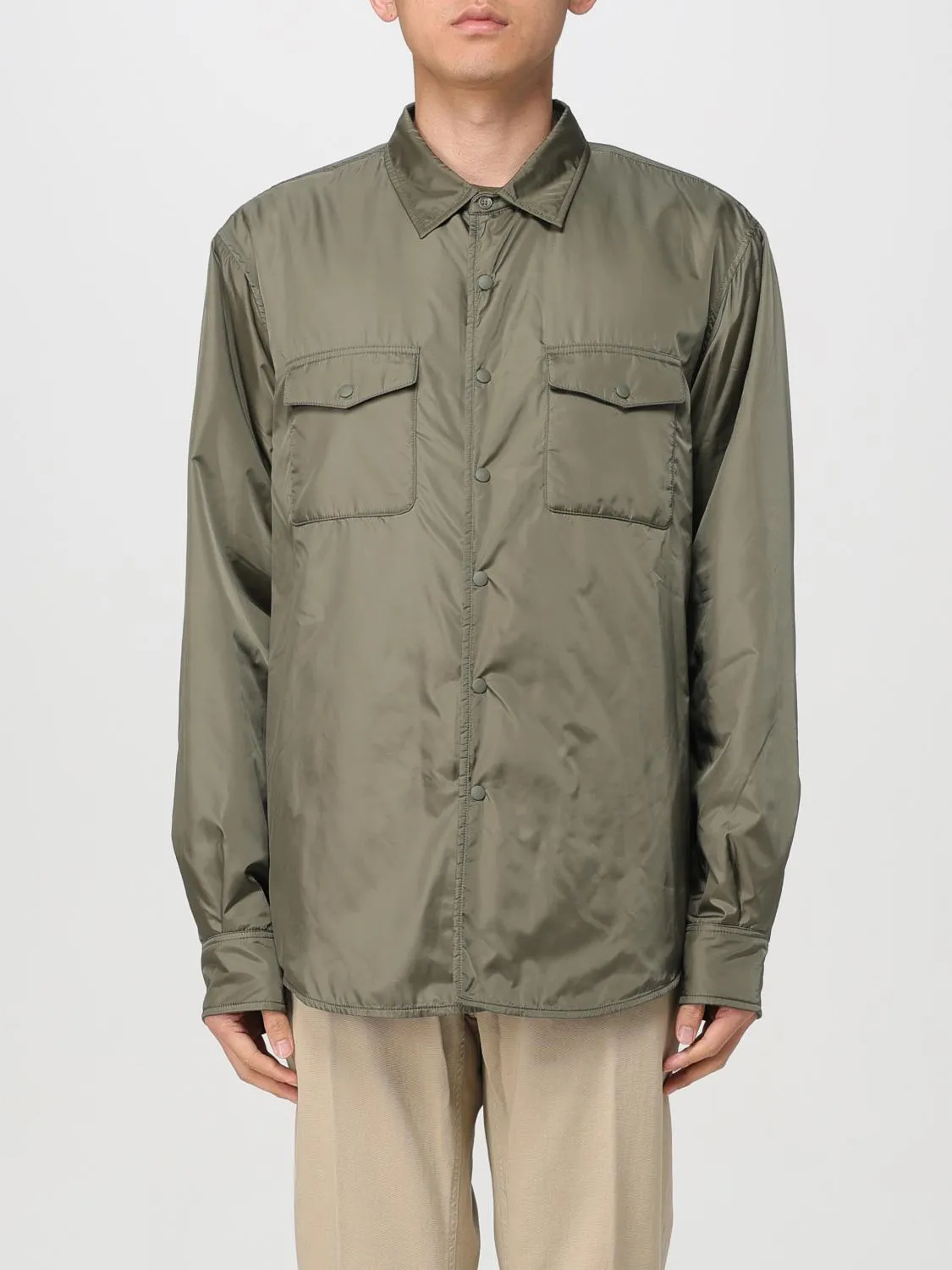 Overshirt Aspesi in nylon imbottito
