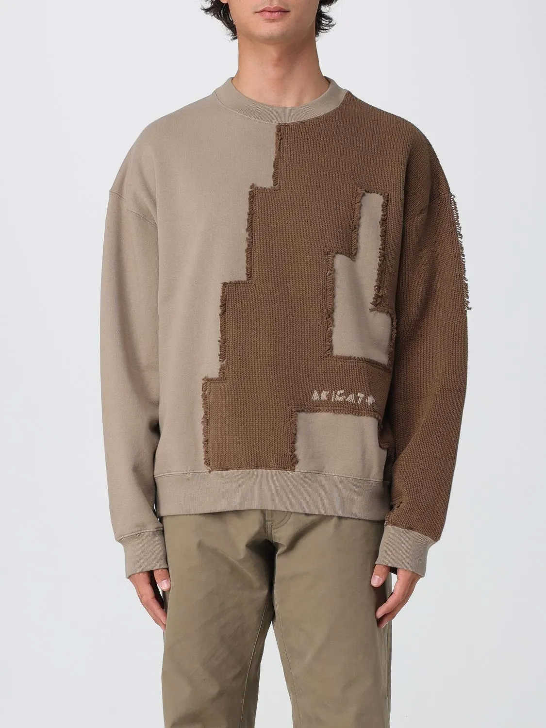 Felpa a girocollo in cotone Axel Arigato