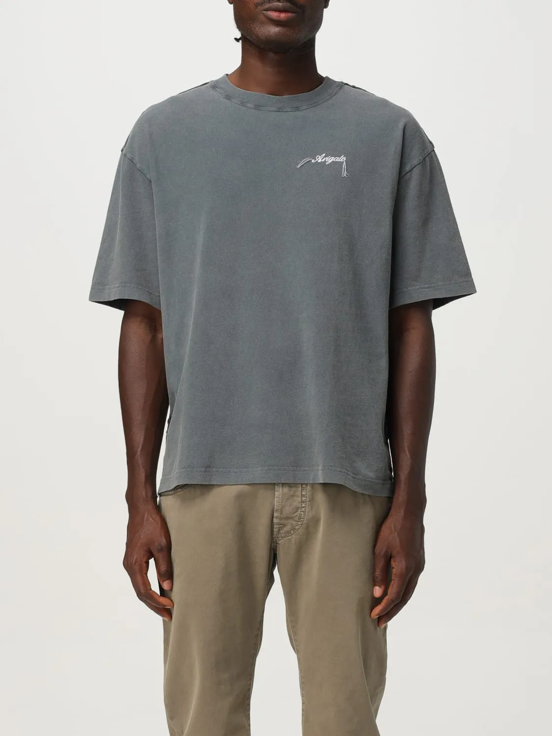 T-shirt in cotone organico con logo Axel Arigato