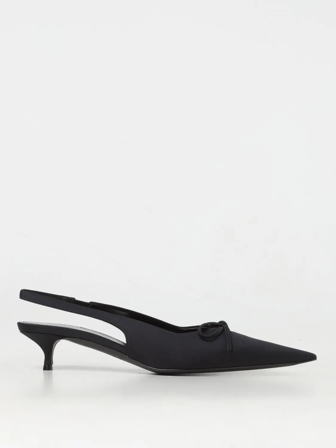 Slingback Bow Balenciaga in raso