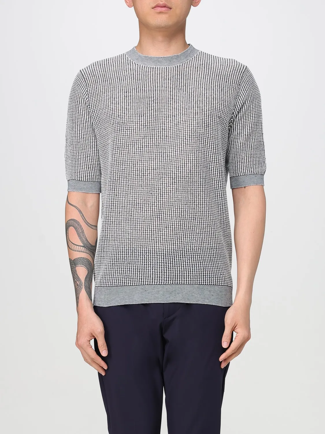 Maglia in misto cotone e lino Ballantyne