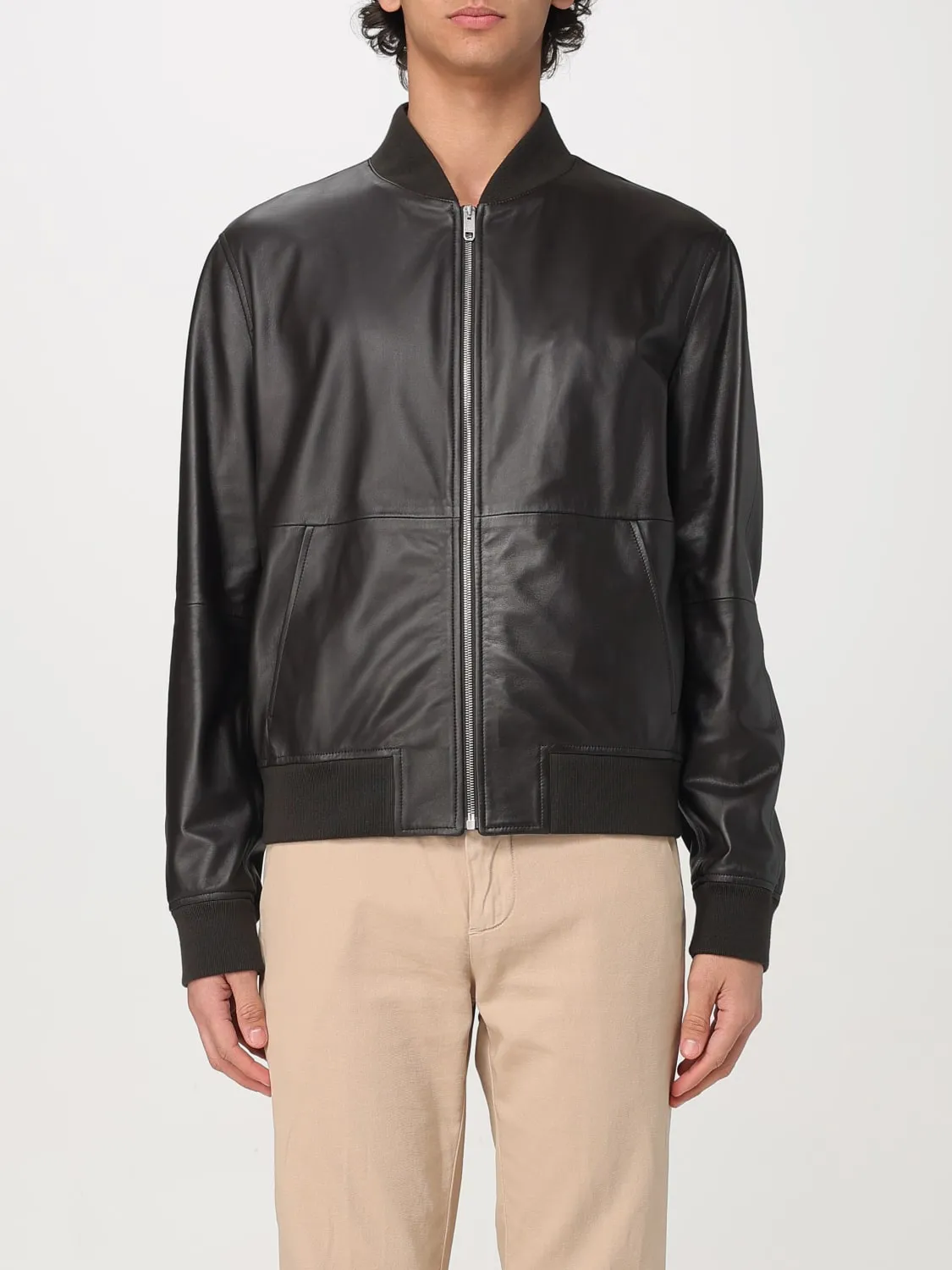 Giacca biker Bally in pelle