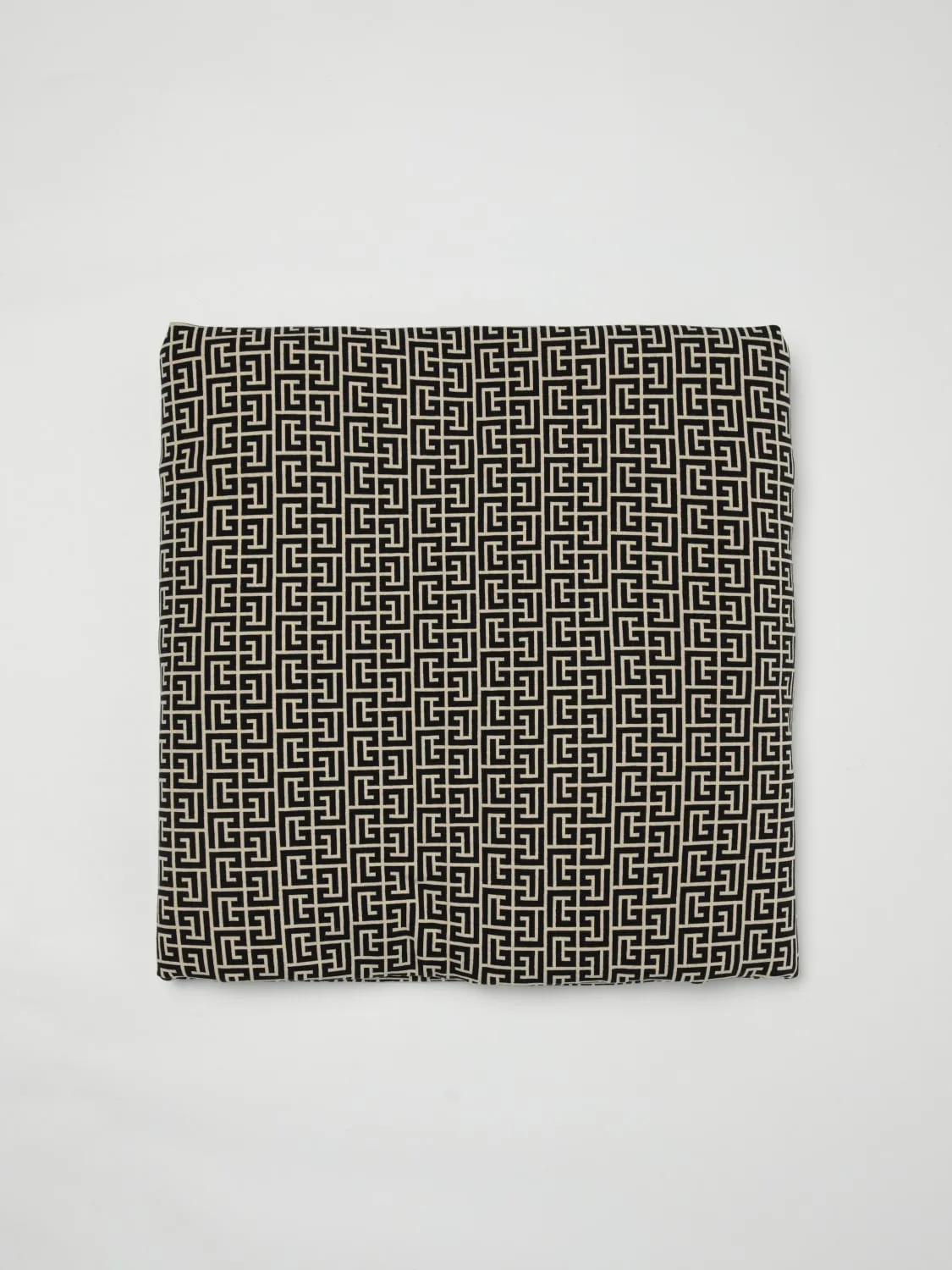 Copertina Balmain in cotone con monogram all over