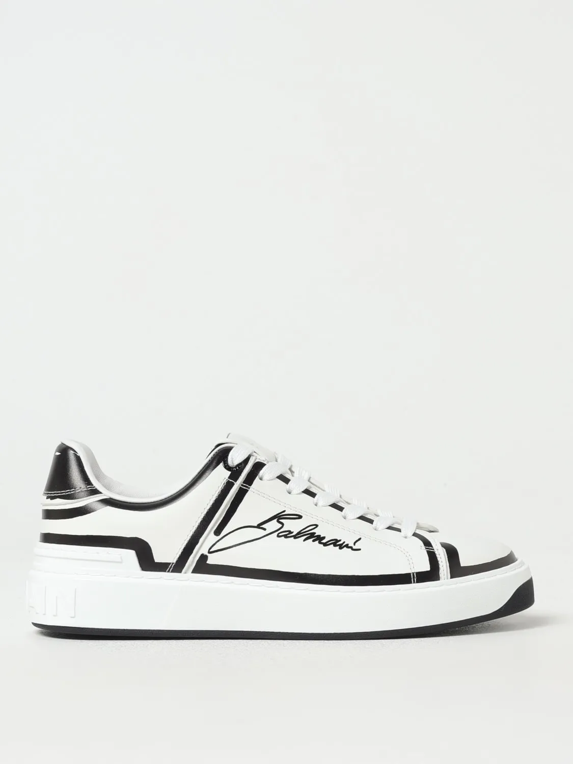 Sneakers B-Court Balmain in pelle stampata