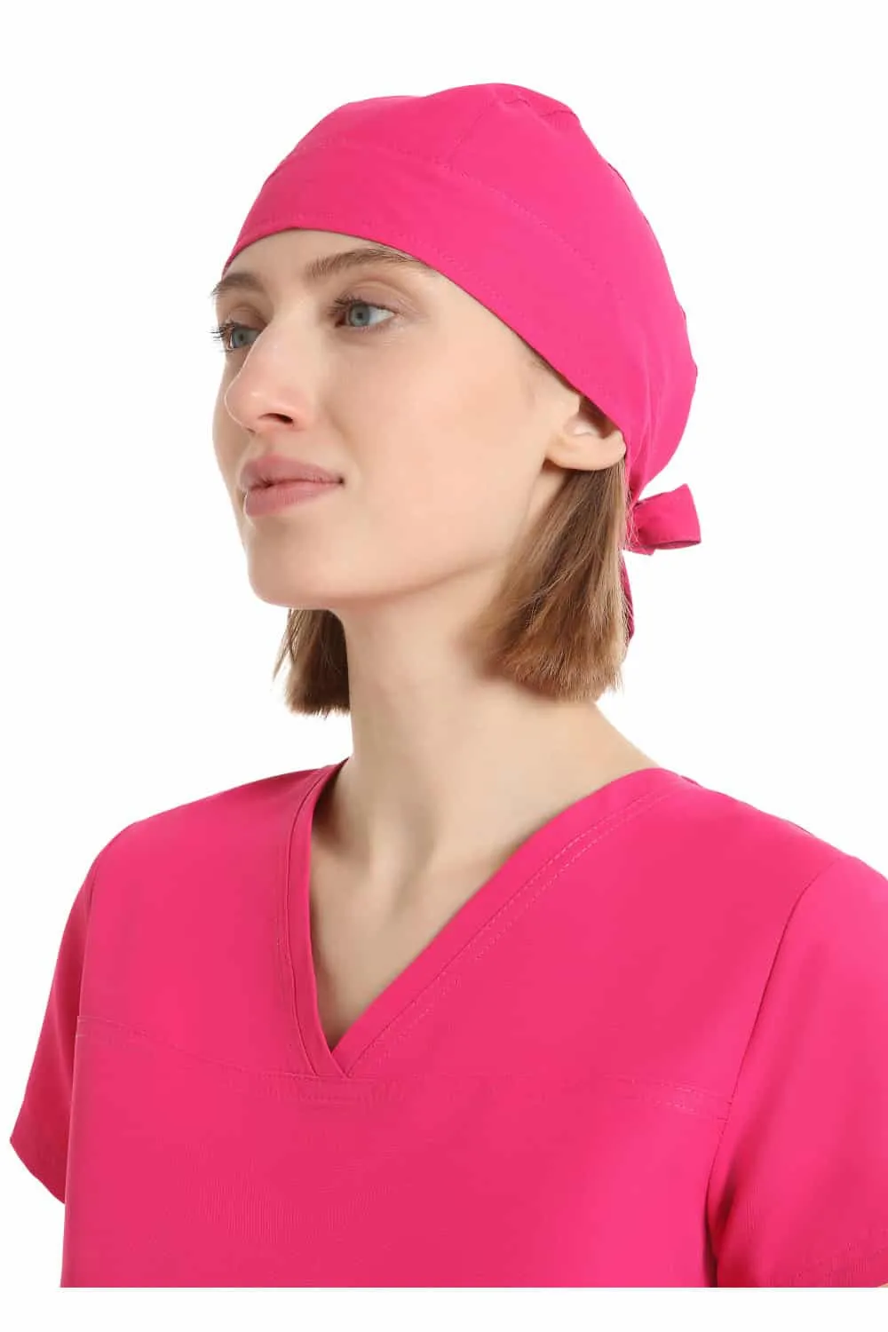Bandana Easy Unisex Pink, bügelfrei.