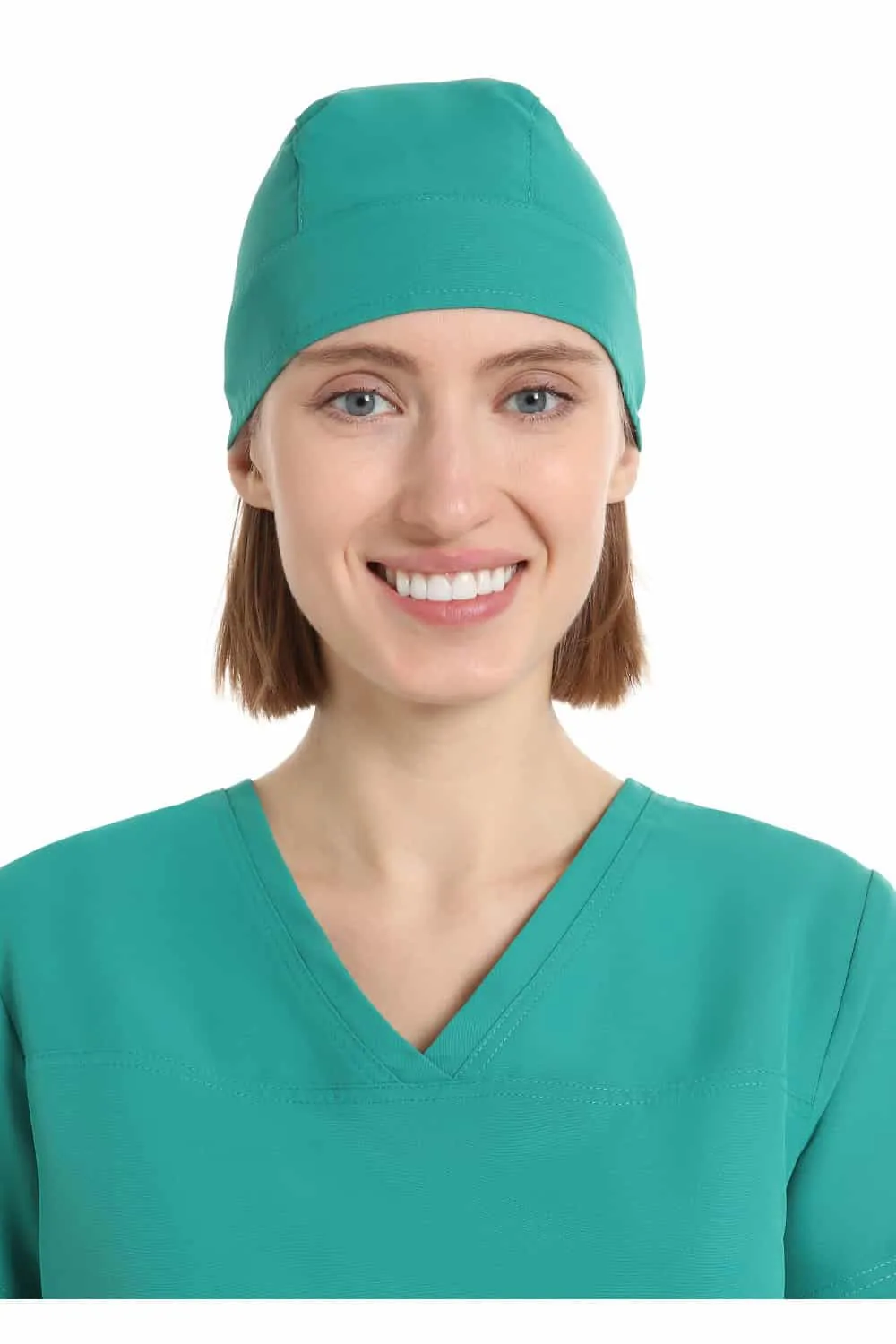 Bandana chirurgicale facile unisexe vert sans repassage