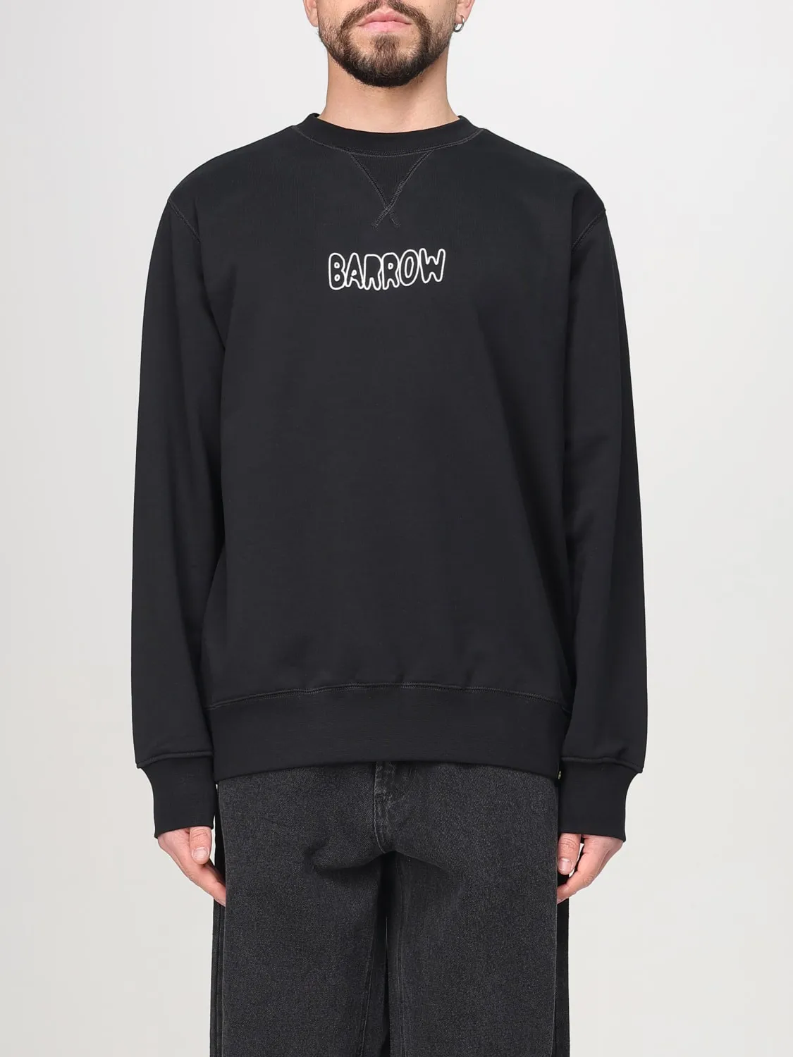 Felpa a girocollo con stampa grafica Barrow