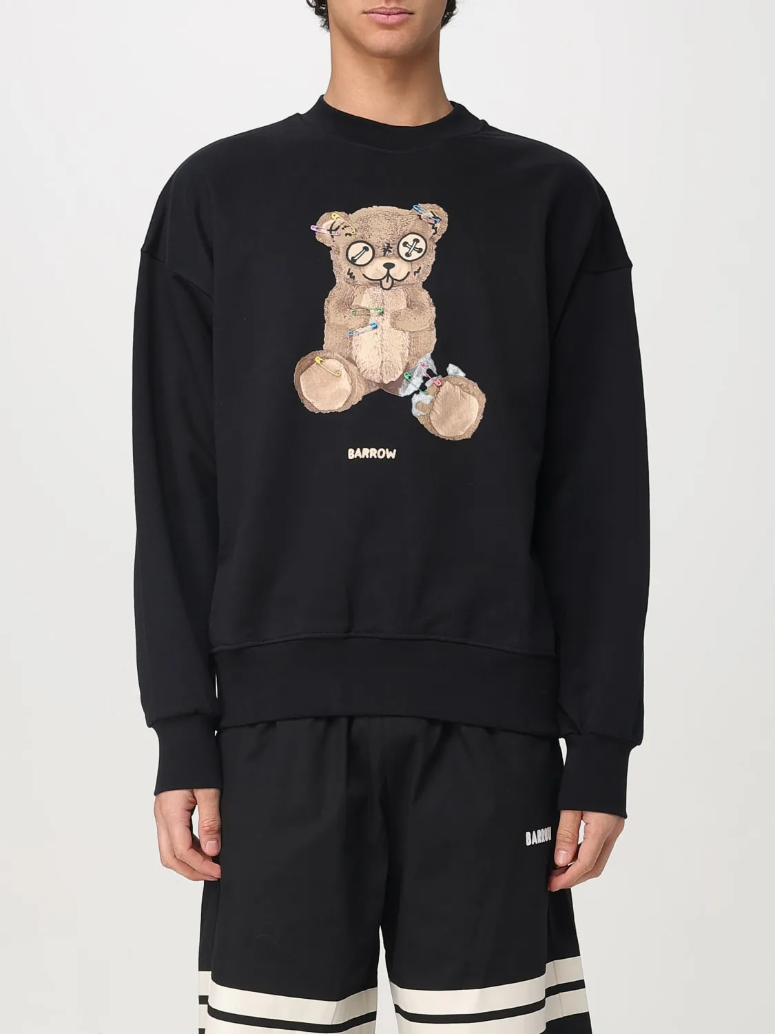 Felpa Barrow in cotone con logo