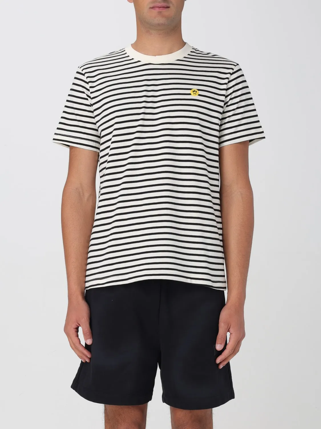 T-shirt in cotone a righe Barrow