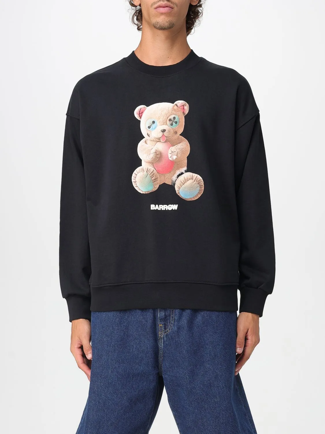 Felpa a girocollo stampata Barrow
