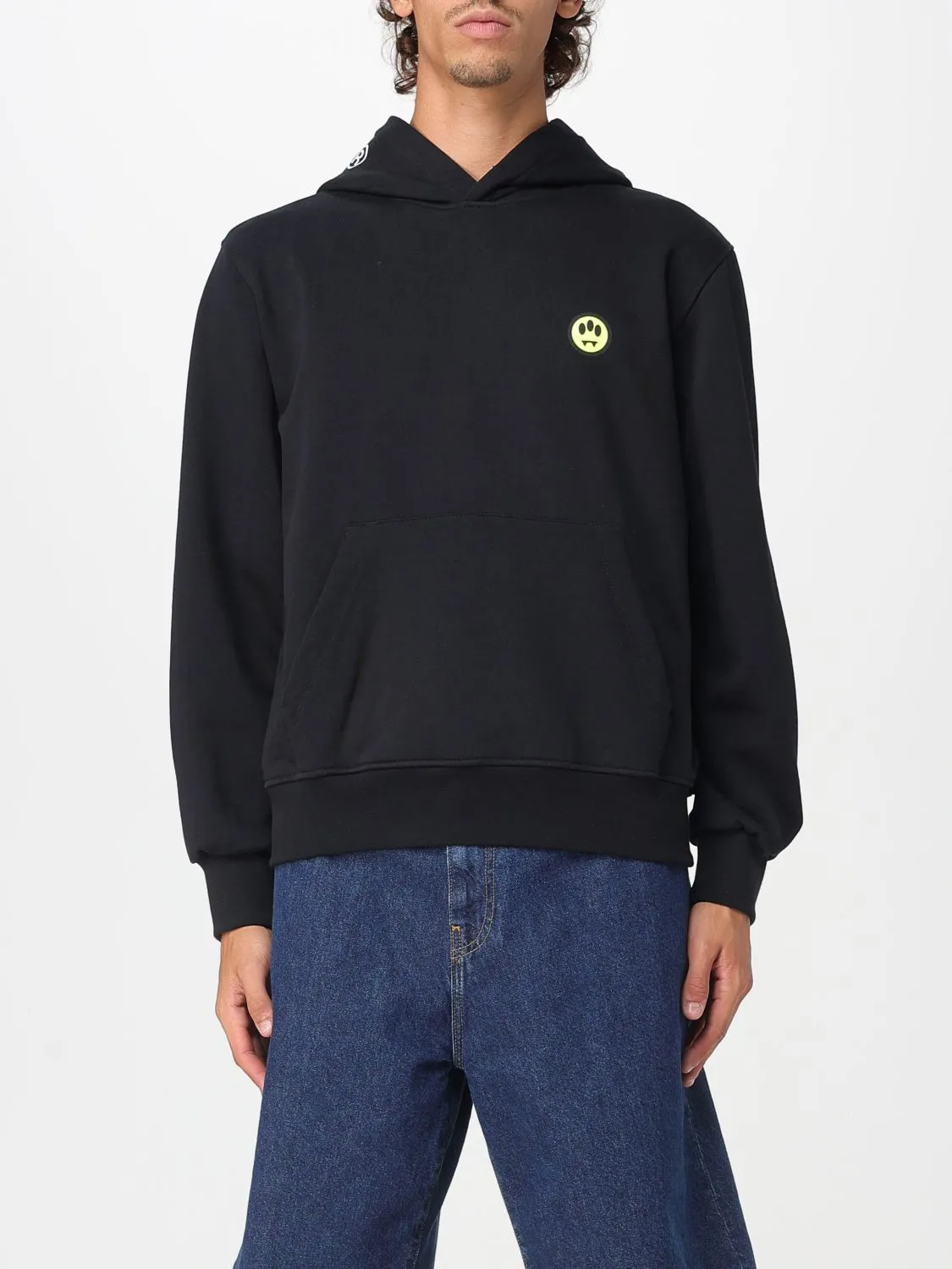 Felpa con cappuccio e maxi logo Barrow