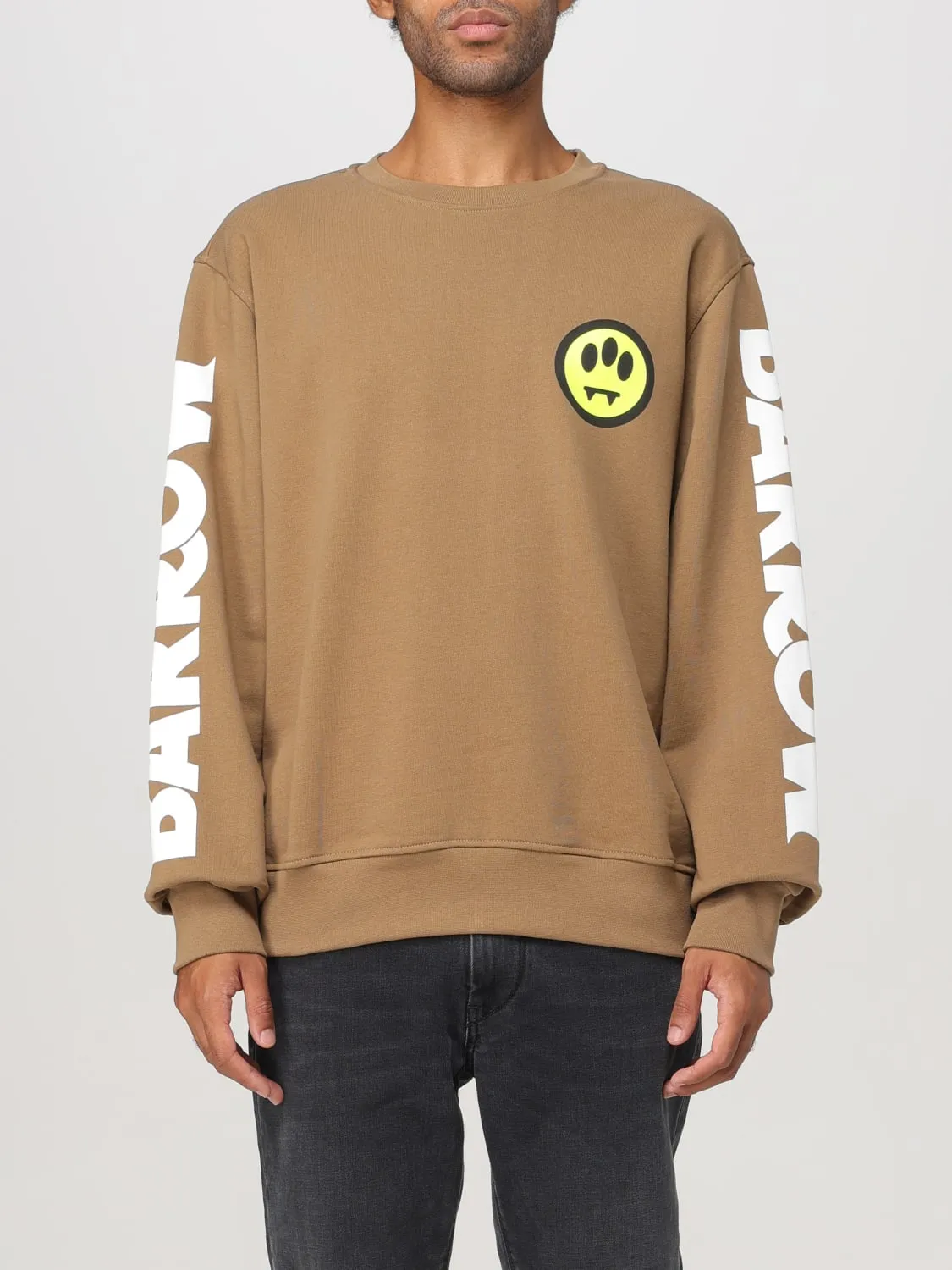 Felpa a girocollo con logo Barrow