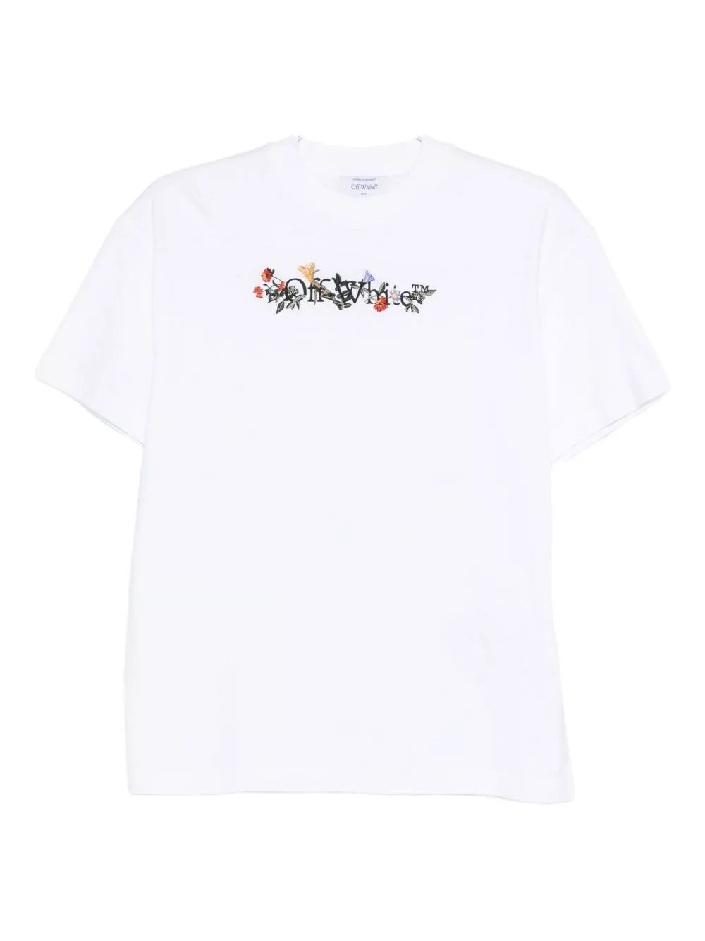 T-shirt bookish flowers di Off white