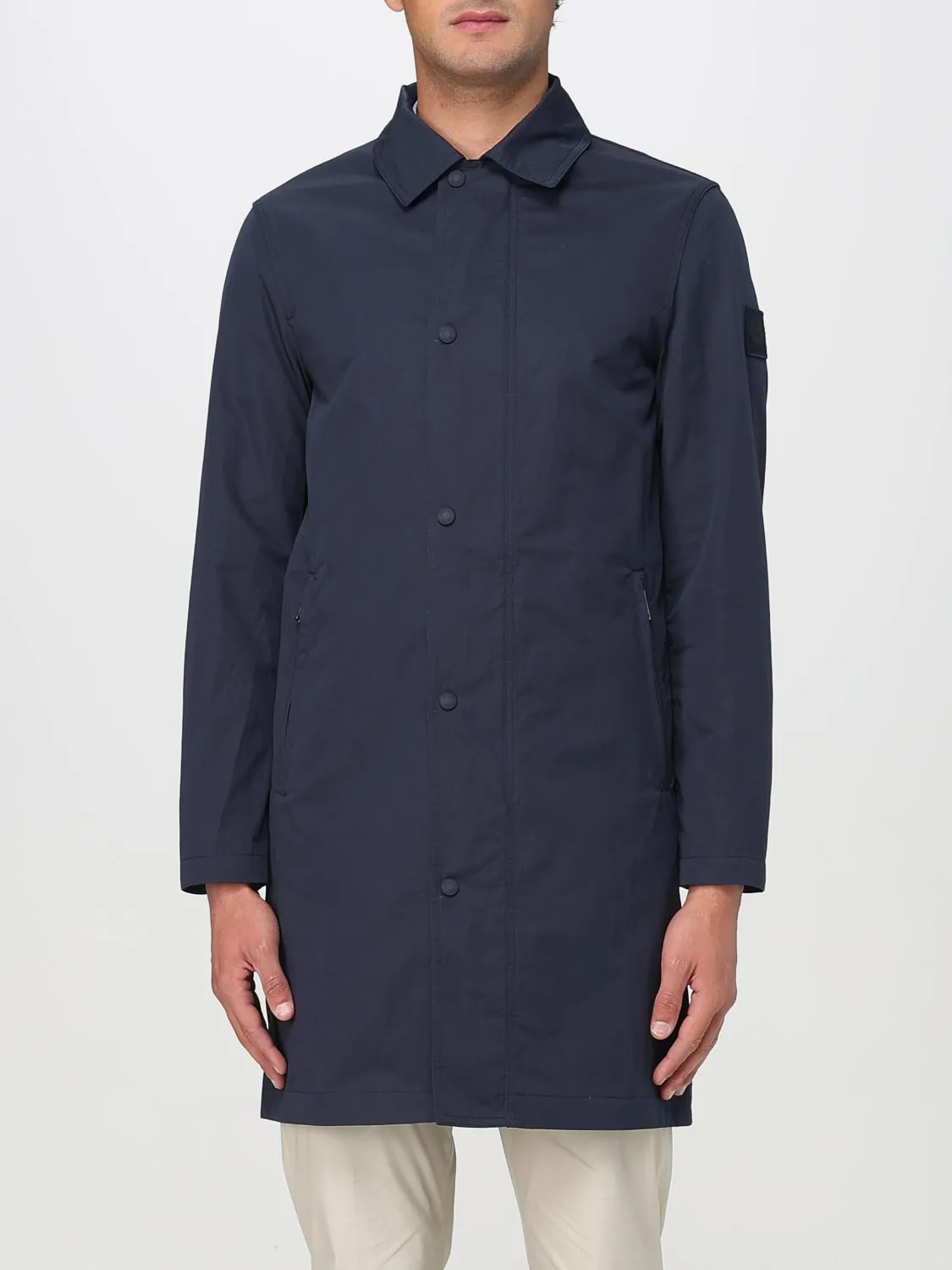 Cappotto drill in gabardine di misto cotone Belstaff