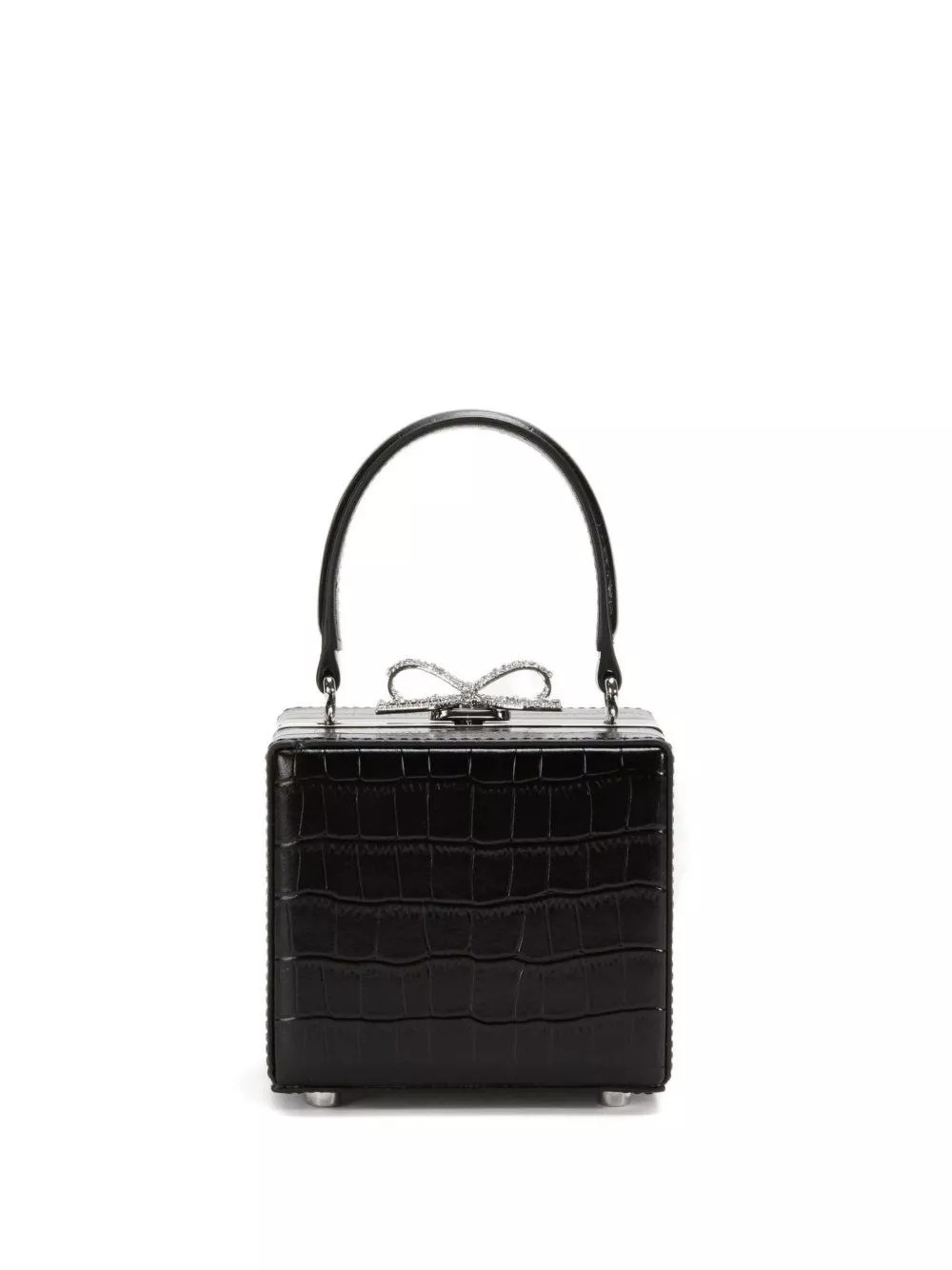 Borsa micro in pelle di Self portrait