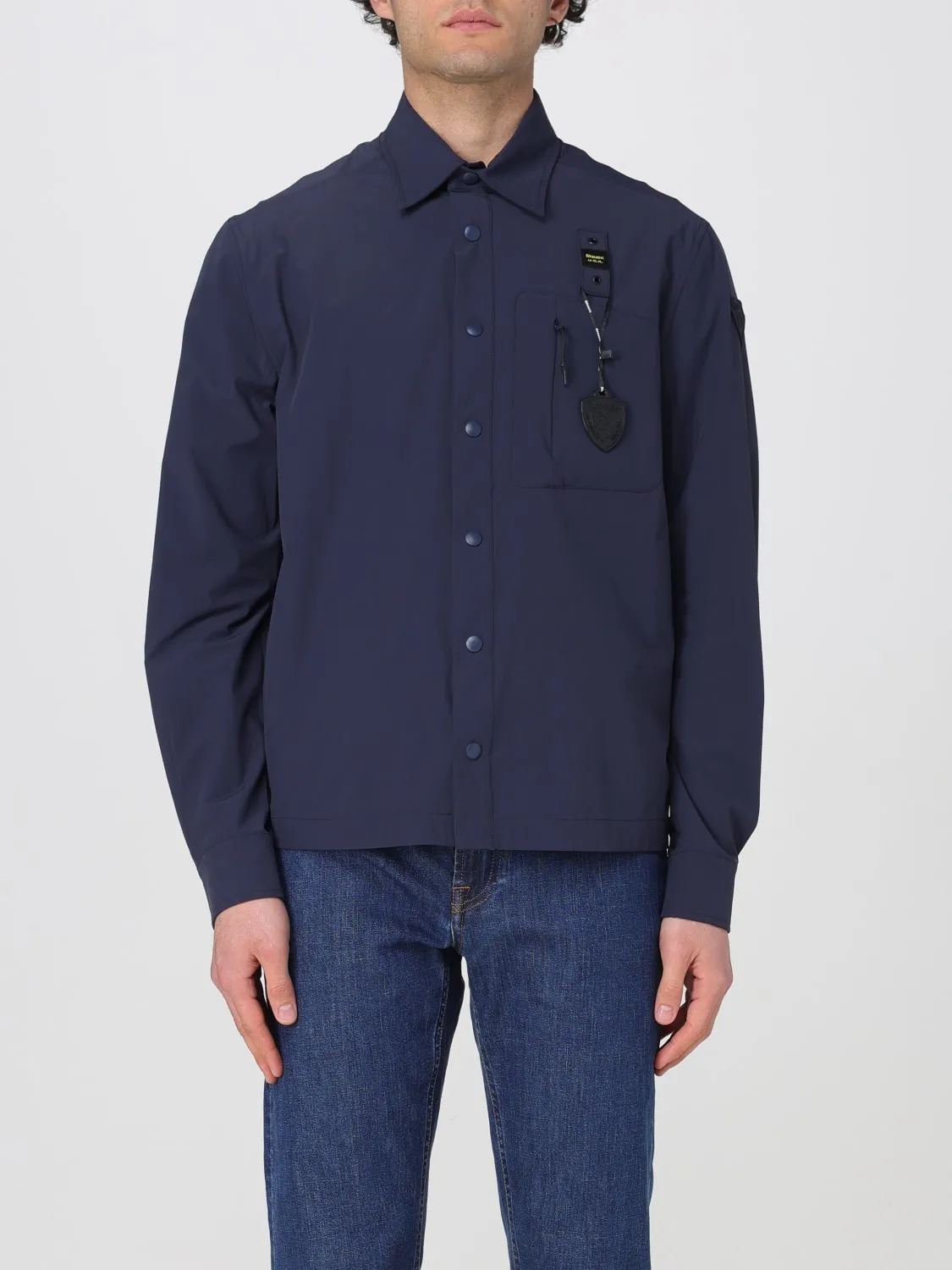 Overshirt Blauer in tessuto tecnico