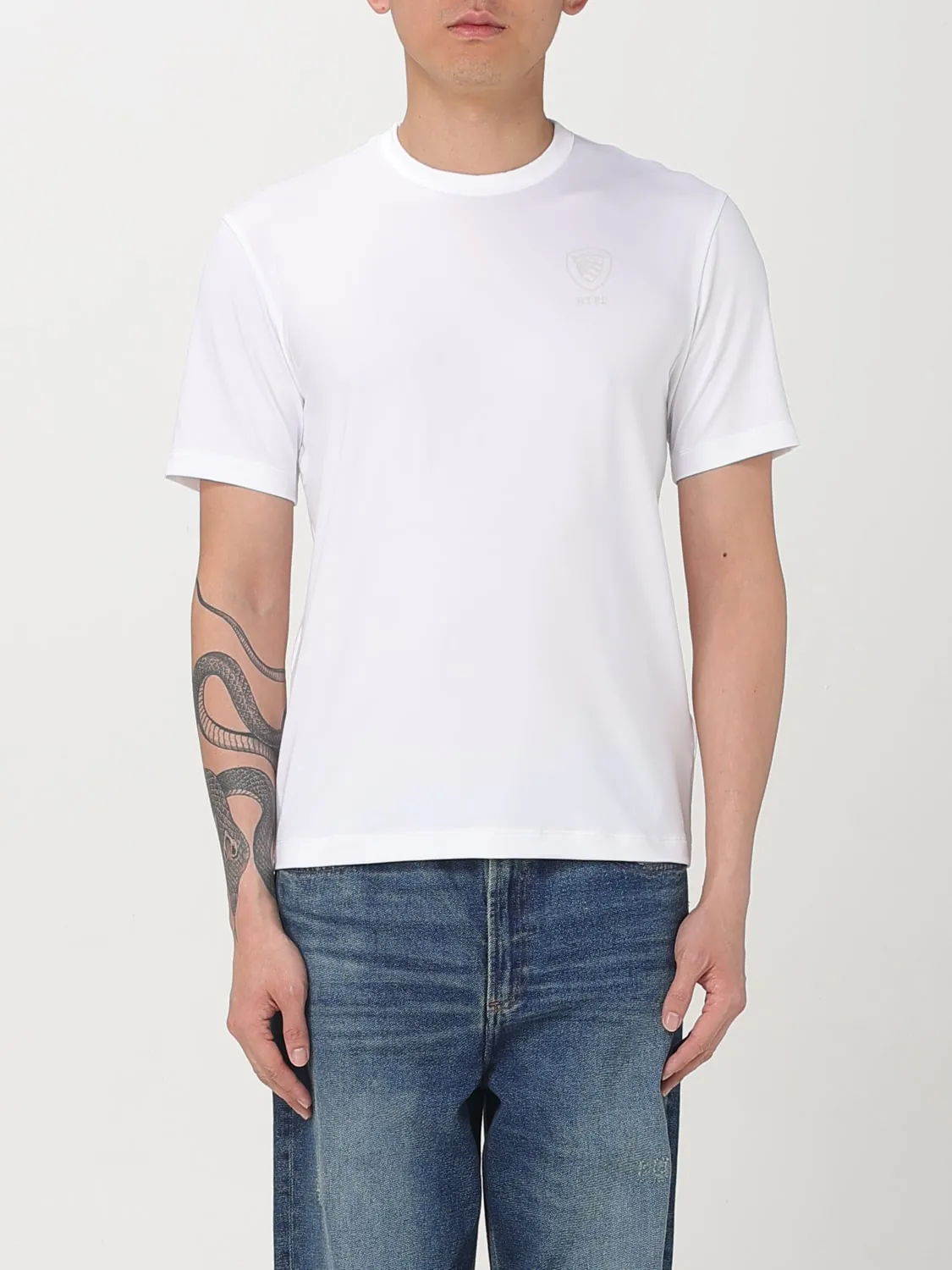 T-shirt basic Blauer in cotone