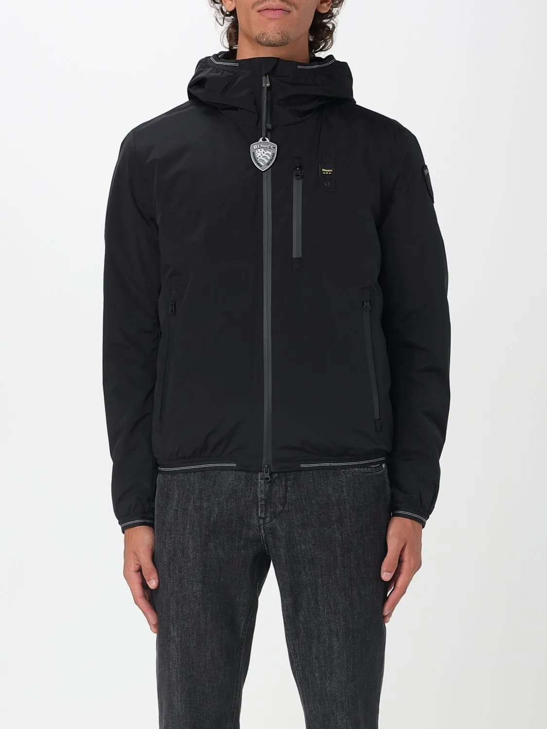 Giubbotto con cappuccio Blauer in nylon