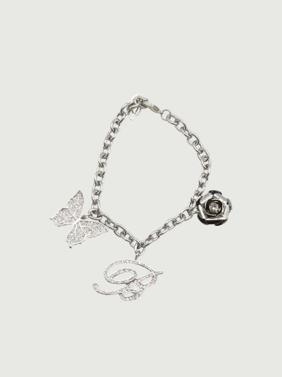 Bracciale Blumarine in ottone con ciondoli di strass