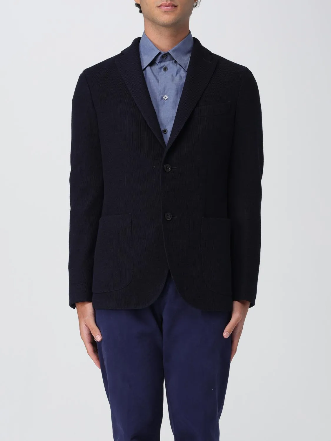 Blazer monopetto Boglioli in lana