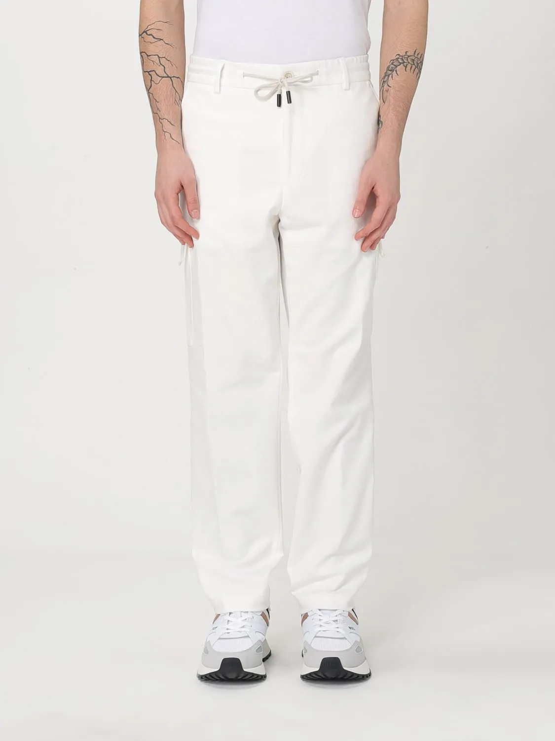 Pantalone Boss in cotone con coulisse