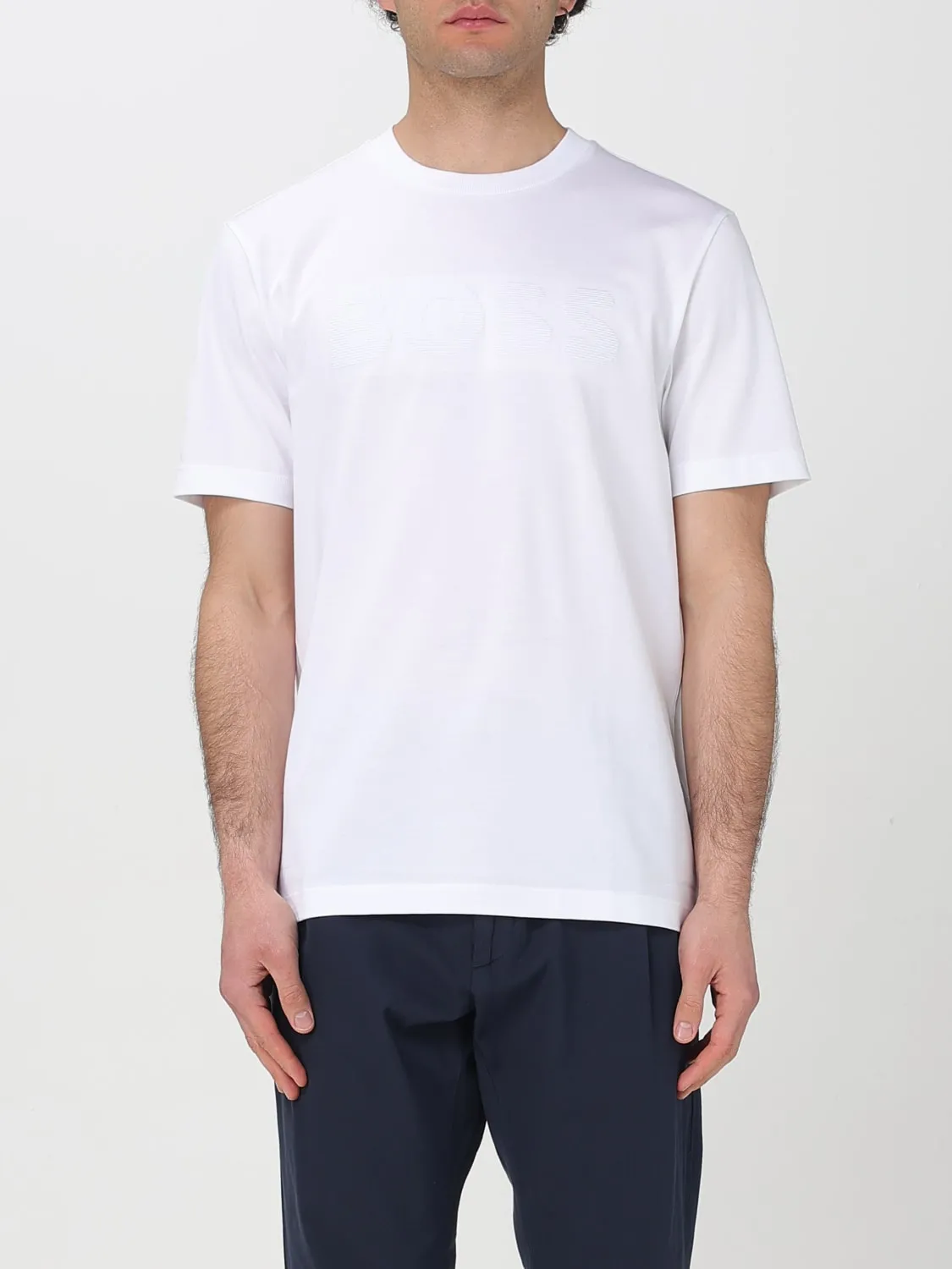 T-shirt basic Boss in cotone