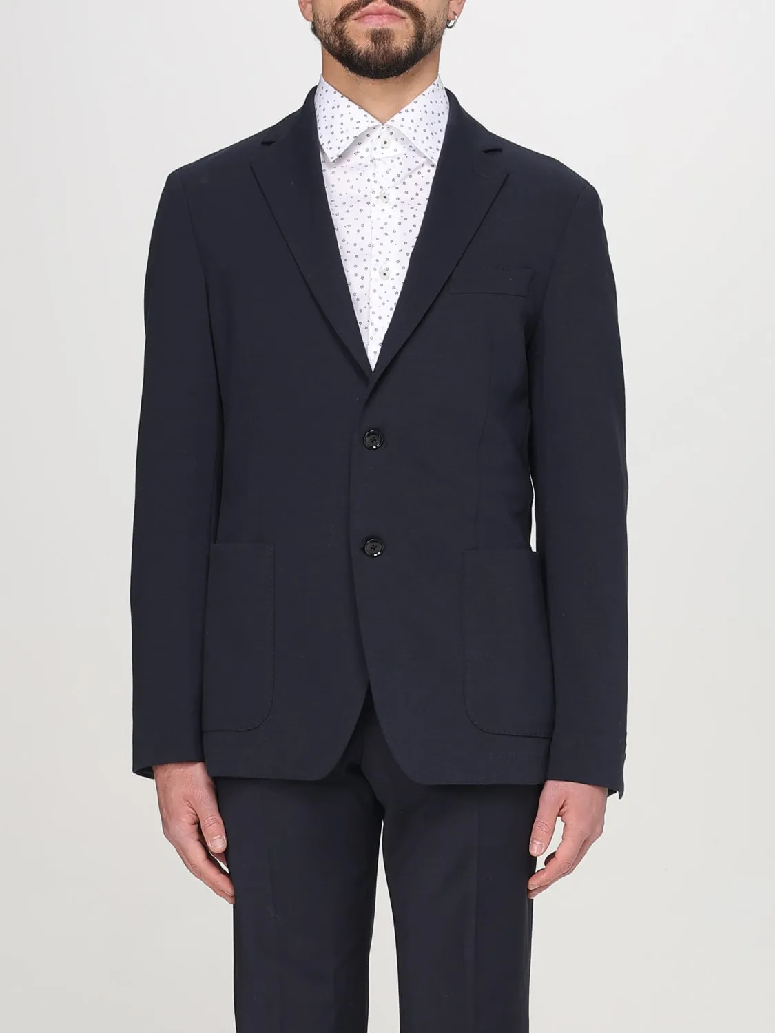 Blazer classico Boss in misto cotone