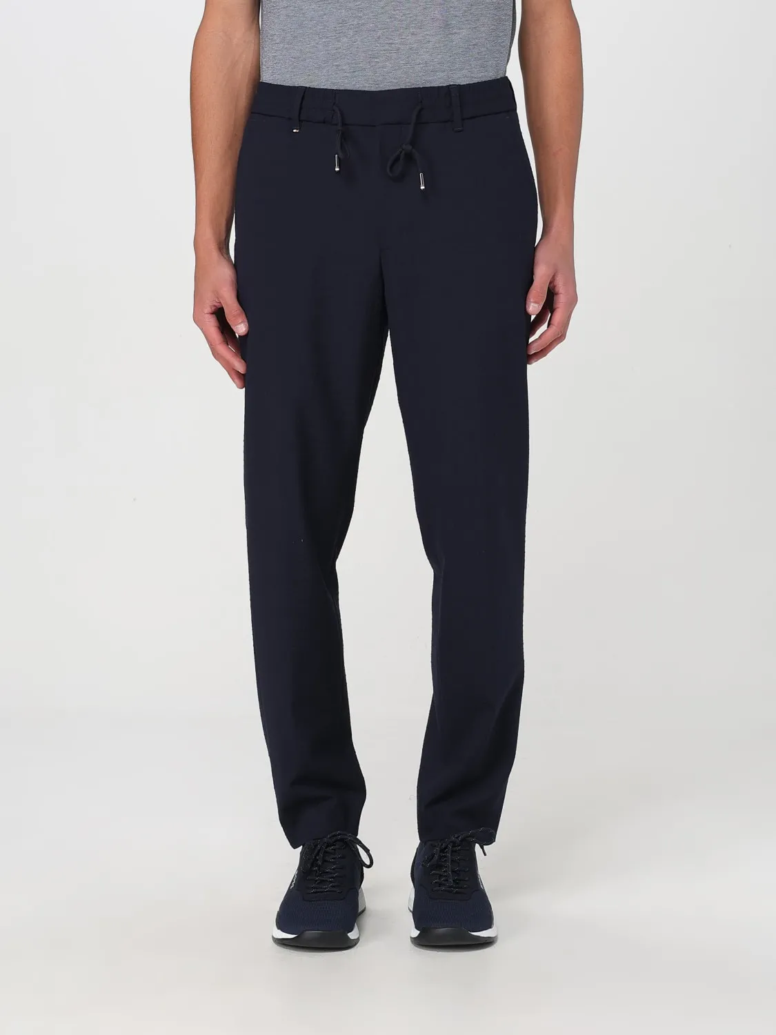 Pantalone sartoriale Boss in tessuto tecnico