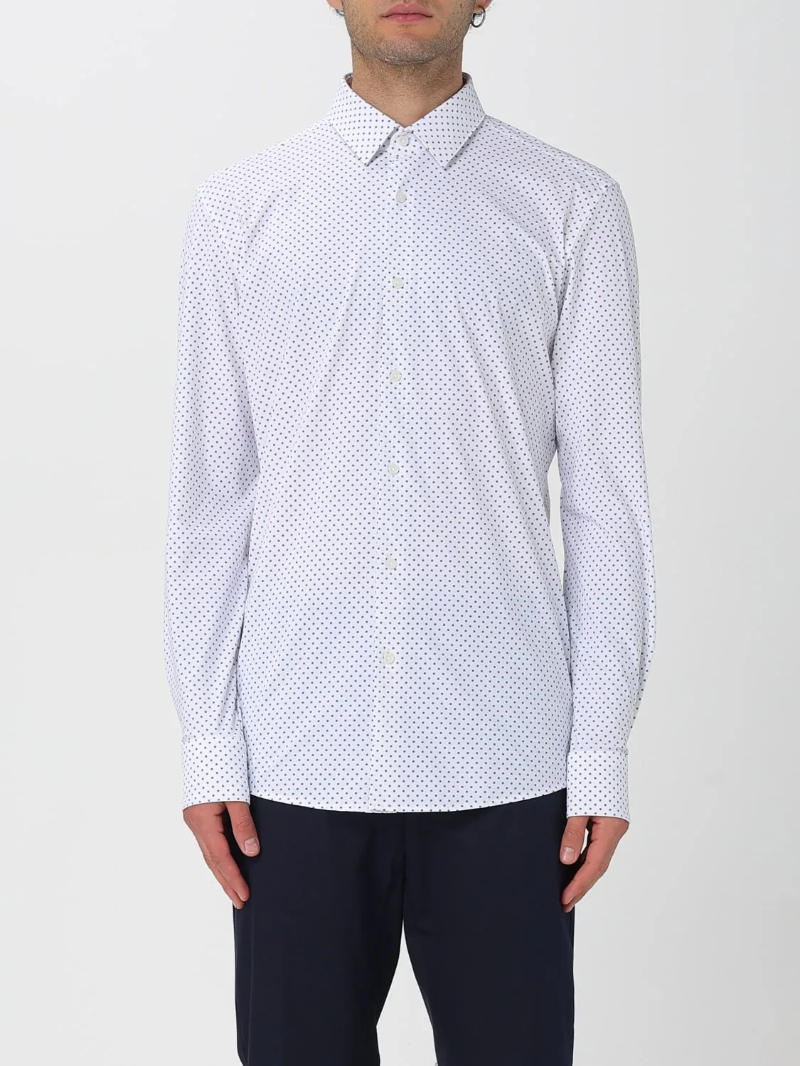 Camicia a micro fantasia Boss