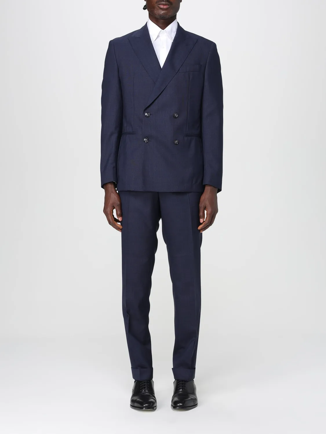 Abito a doppiopetto Boss in lana vergine