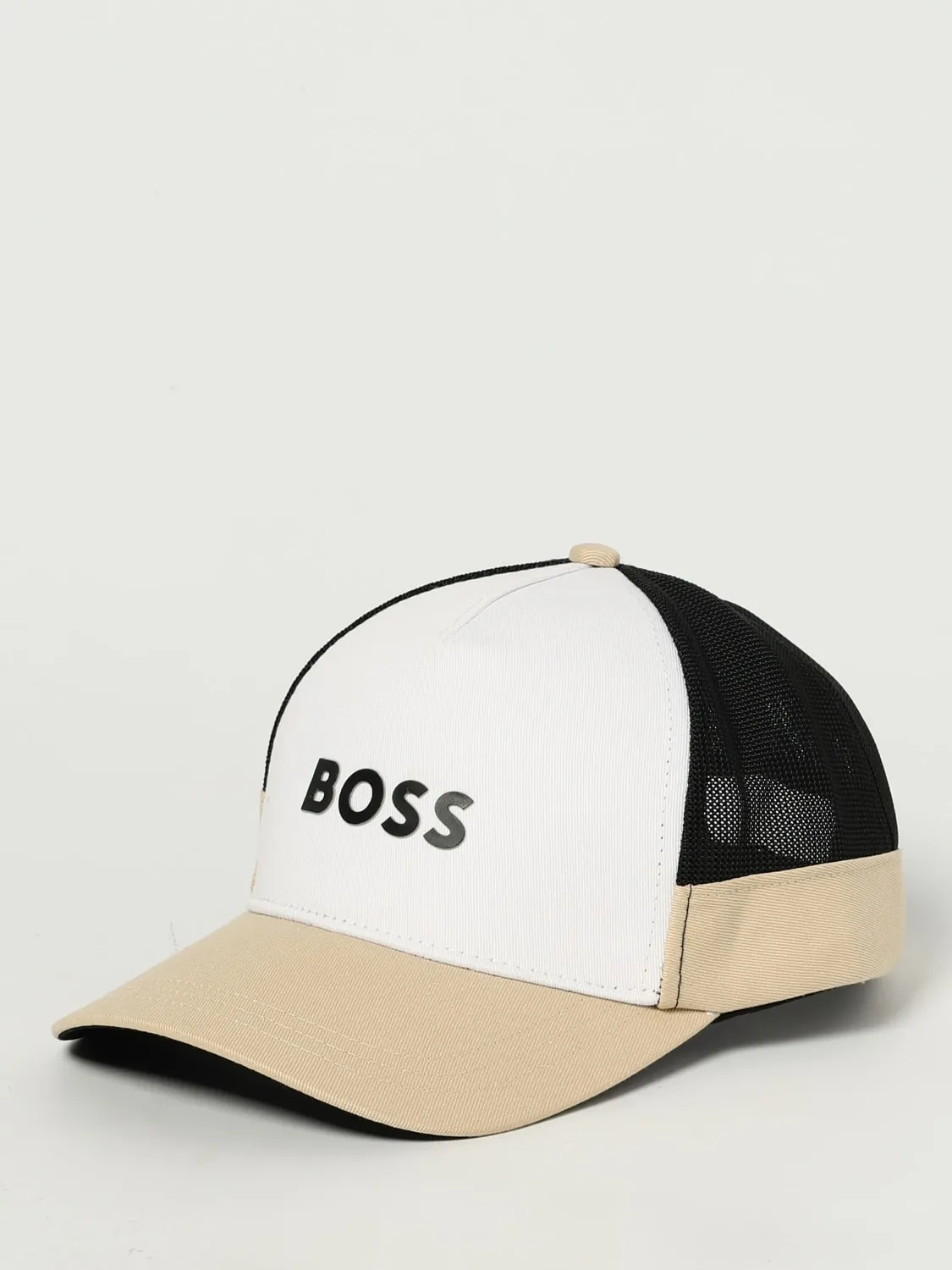 Cappello Boss in cotone e nylon a rete
