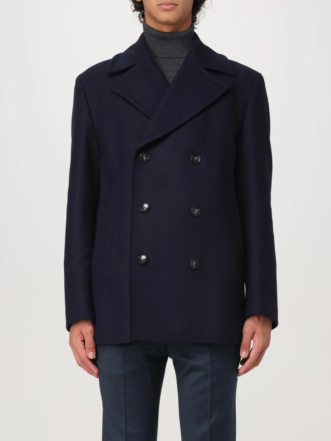 Caban doppiopetto Boss in lana