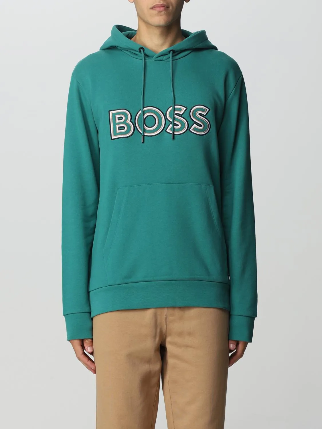 Felpa con cappuccio Boss