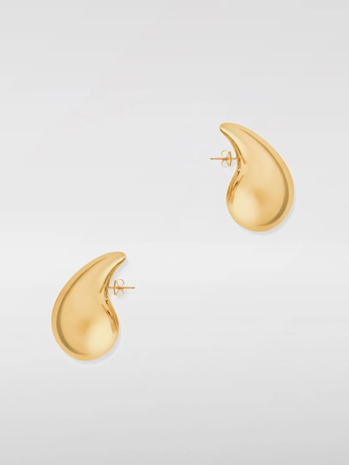 Orecchini Drop Bottega Veneta in argento sterling palccato oro 18 kt