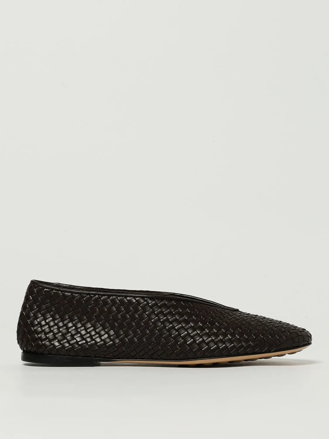 Ballerina Bottega Veneta in pelle intrecciata