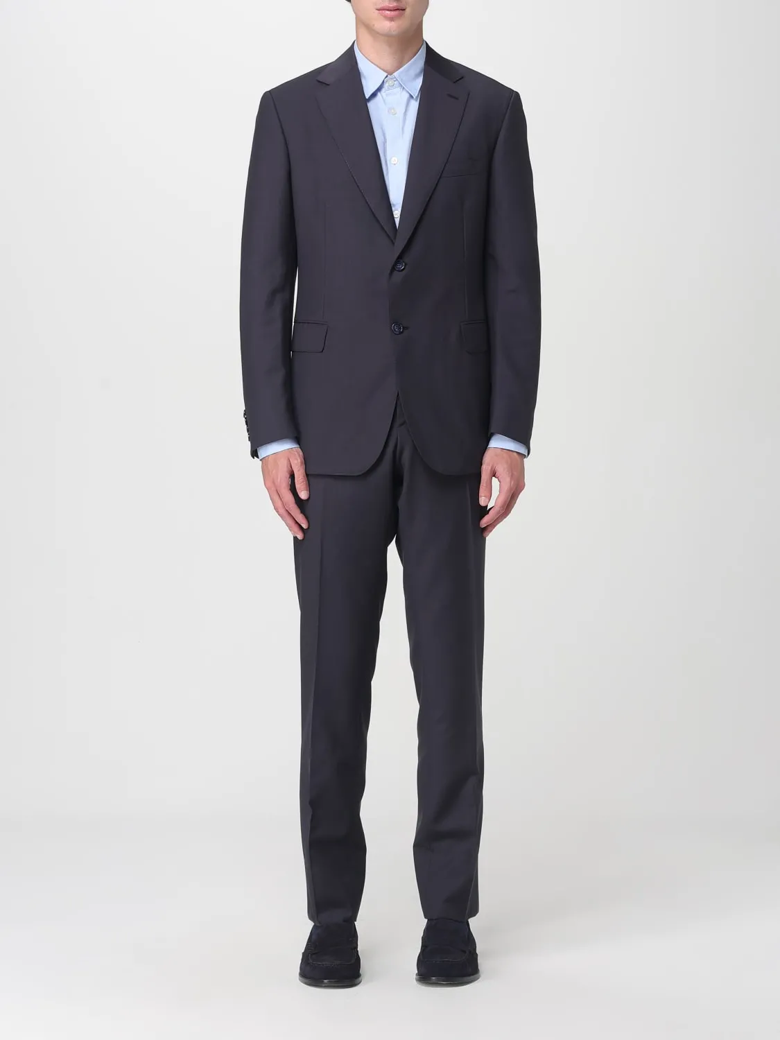 Abito a monopetto in lana Brioni