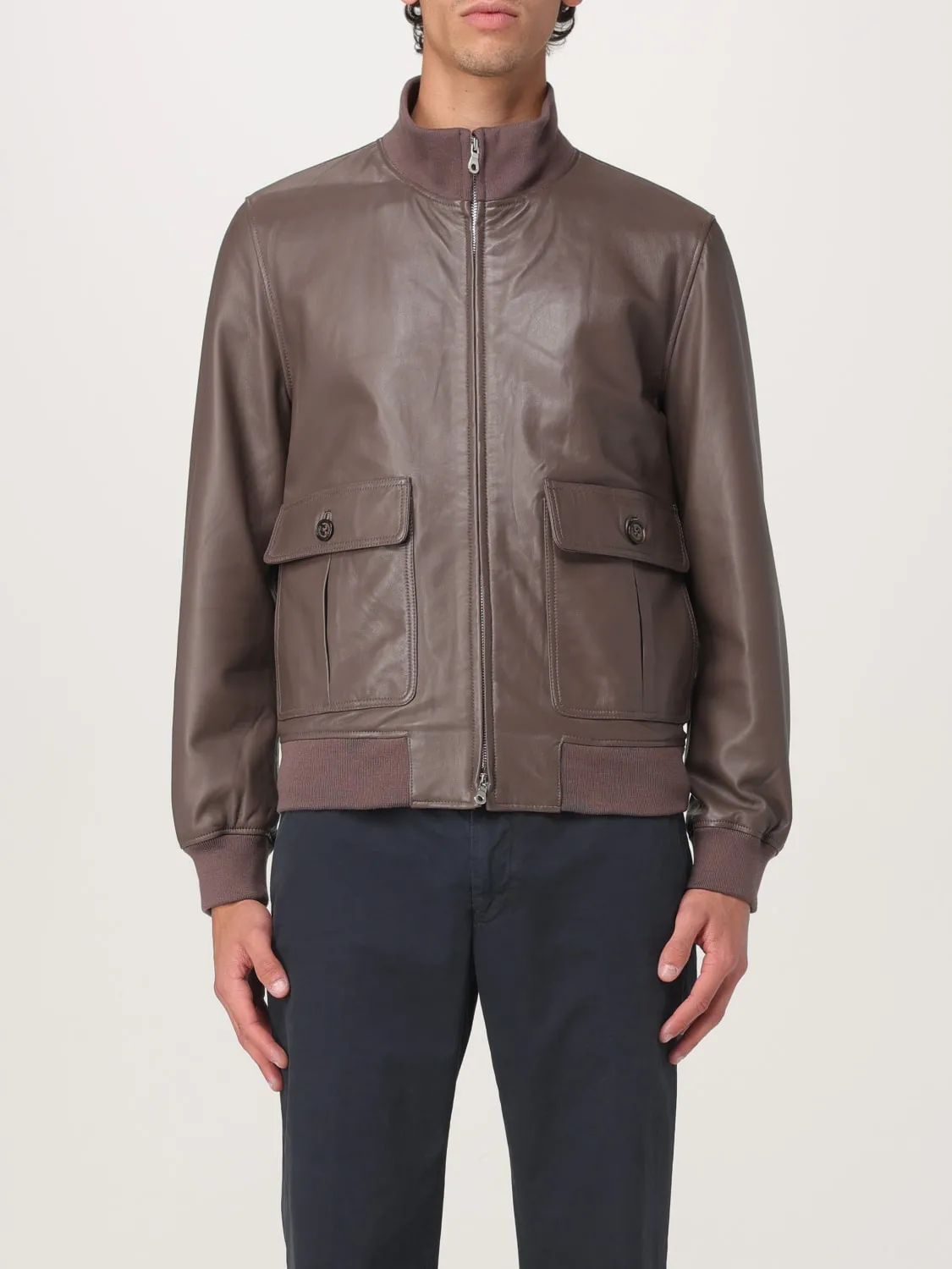 Giubbotto Brooksfield in pelle